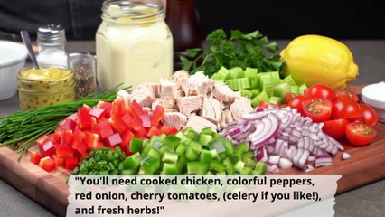 Chicken Salad Delight –  Creamy & Crunchy