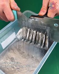 Pure ASMR bliss - paintbrush cleaning edition 🔊