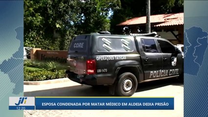 Esposa condenada por matar médico em Aldeia deixa prisão