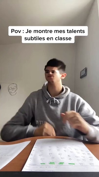 Mes talents en classe 🤣
