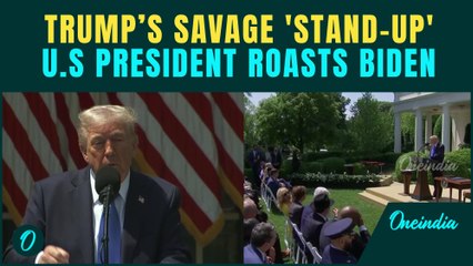 VIDEO: Trump’s Most Hilarious Joke on Biden Yet | U.S President Gets 'Vicious' On Prayer Day | Watch