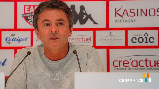 EAG - SC Bastia : le point presse de Sylvain Ripoll