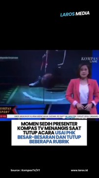 Tangis Presenter Kompas TV Pecah Usai Terima Kabar PHK Besar-besaran Kompas