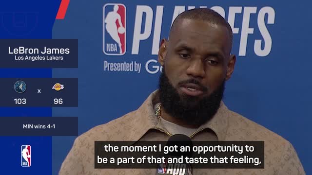 LeBron addresses uncertain future after playoff elimination