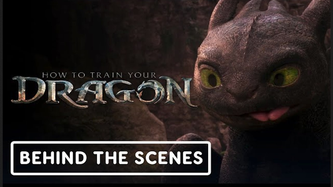 How To Train Your Dragon | Behind-The-Scenes Clip - Mason Thames, Gerard Butler