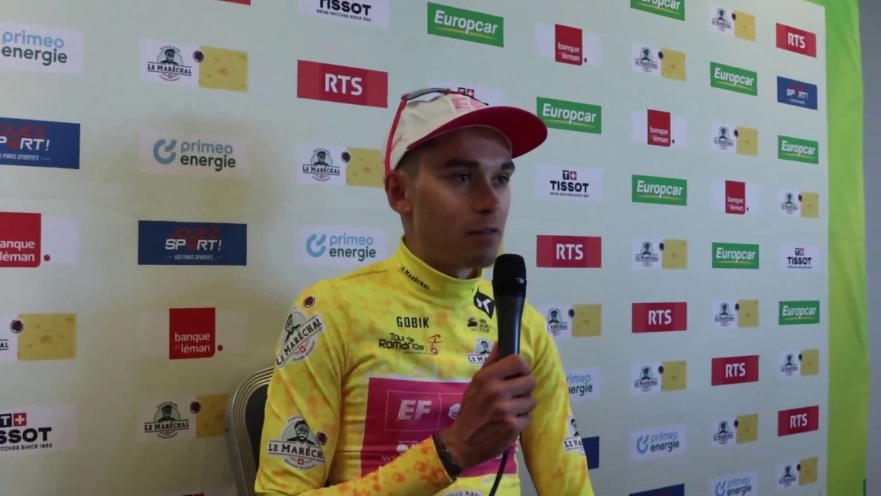 Cyclisme - Tour de Romandie 2025 - Alex Baudin : "Ce maillot jaune me console un petit peu mais..."