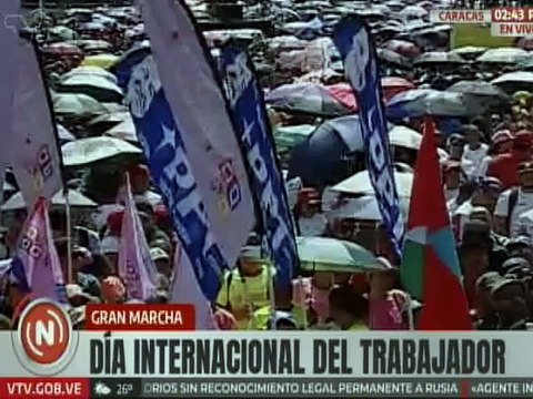Autoridades dan inicio a la gran marcha por la libertad de Maikelys Espinoza