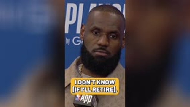LeBron James to RETIRE after Lakers elimination?