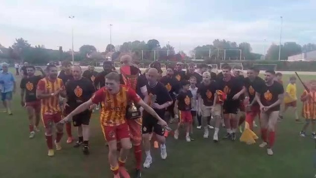 Gosselies célèbre son titre en Coupe du Hainaut