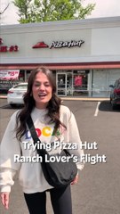 We Tried Pizza Hut’s Ranch Lover’s Flight with Cheesy Bites