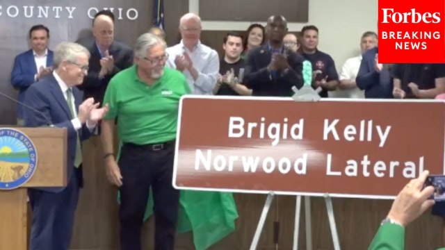 Gov. Mike Dewine Attends Ceremony Renaming Part Of State Highway After Late Ohio State Representative