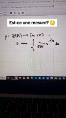Mesure à densité par rapport à la mesure de Lebesgue 📏