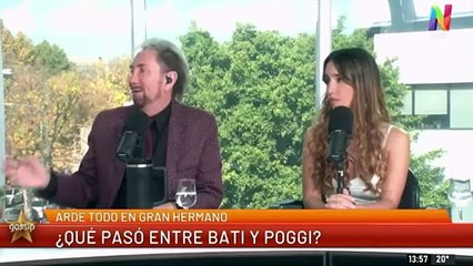 El exabrupto de Bati por una versión que compromete a Diego Poggi: "Los vieron en los baños de..."