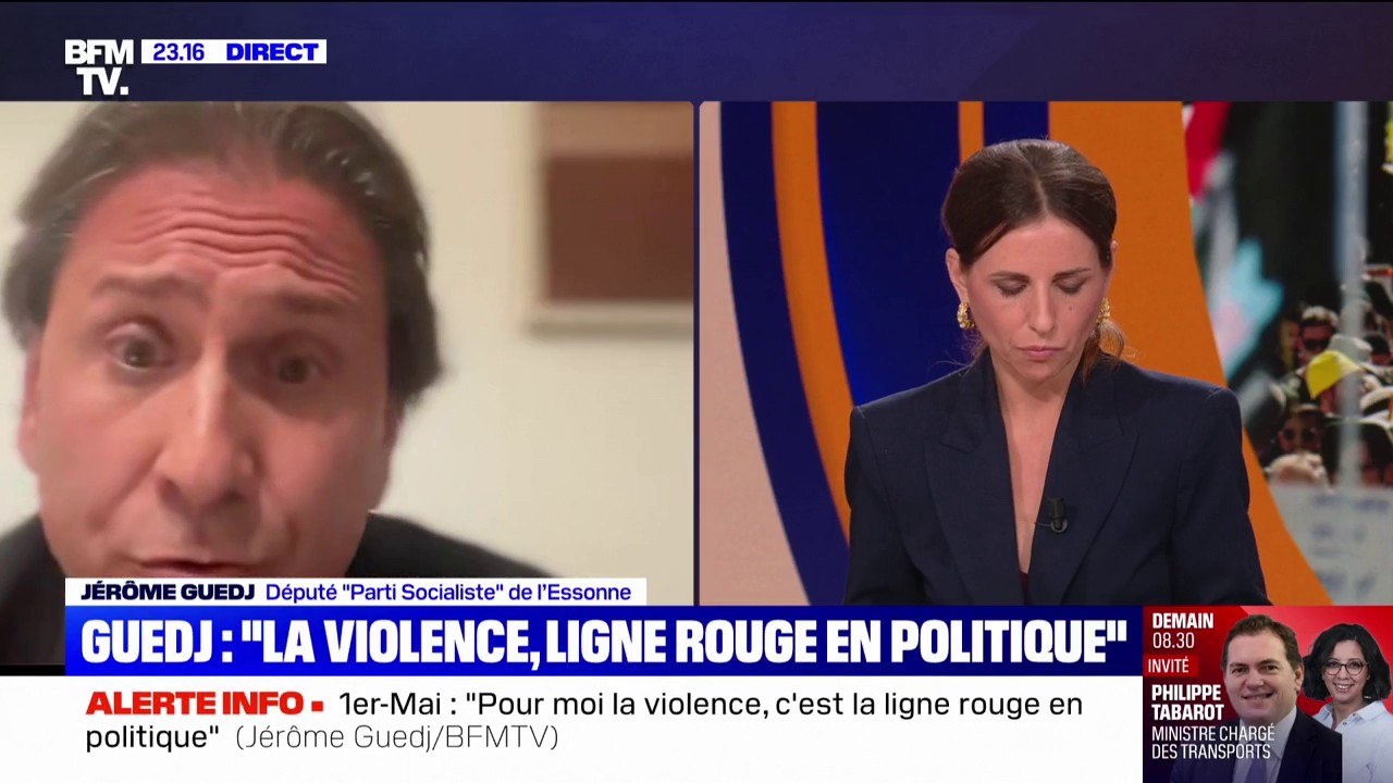 Manifestation du 1er-mai: "La violence est une ligne rouge en politique", affirme Jérôme Guedj (PS)