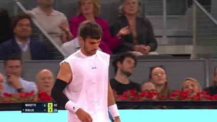 Madrid : Musetti élimine le surprenant Diallo en quart de finale 🎾