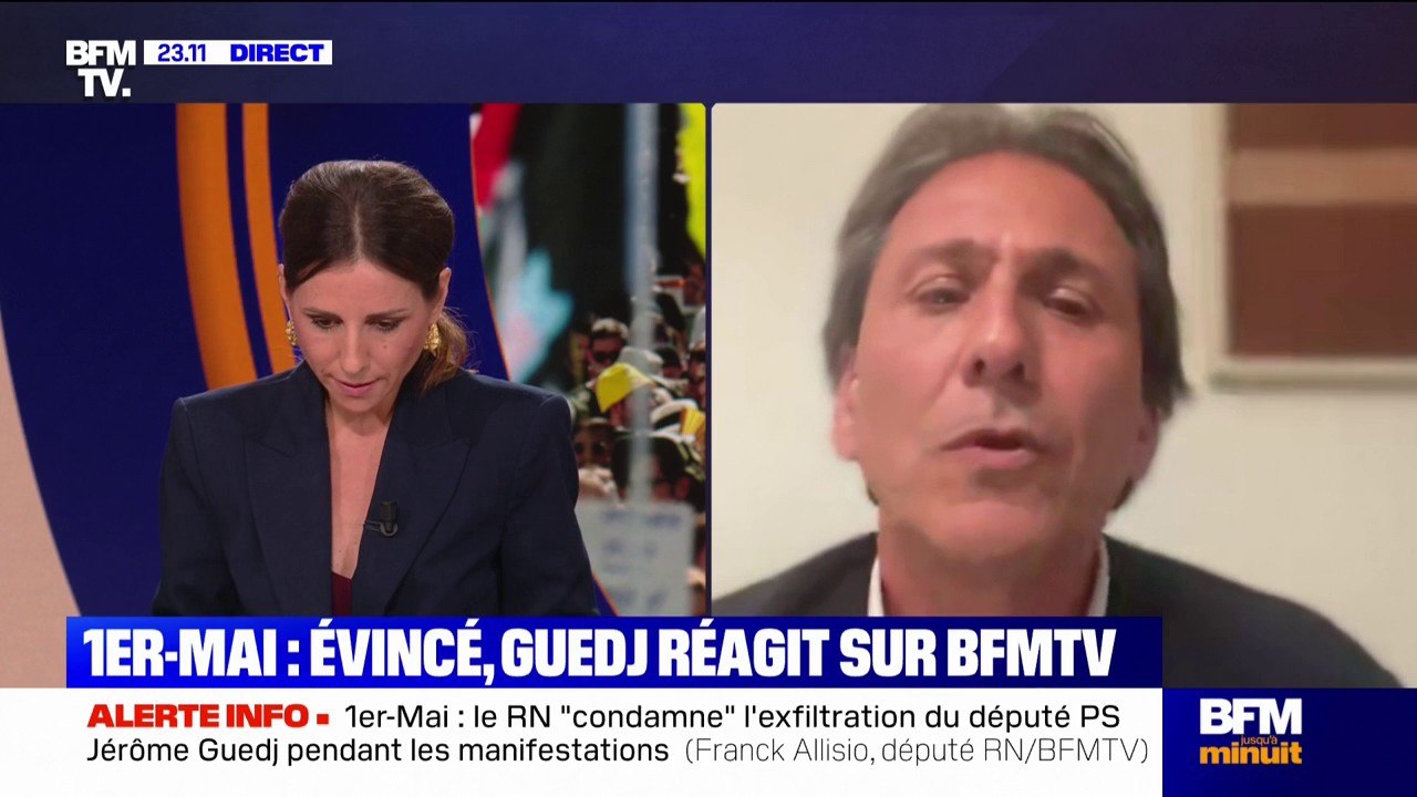 Jérôme Guedj exfiltré du cortège parisien: le député socialiste dénonce "les crétins décérébrés qui viennent attaquer et celles et ceux qui les arment par leurs mots"