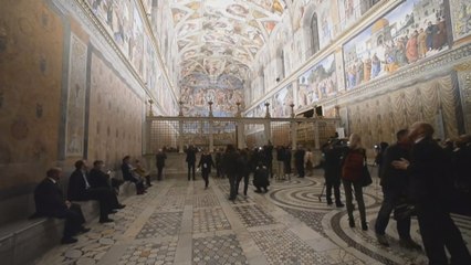 Santa Sede realiza adecuaciones a la Capilla Sixtina