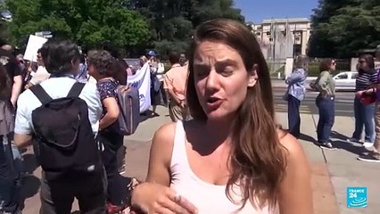 Funcionarios de la ONU manifestaron por recortes financieros