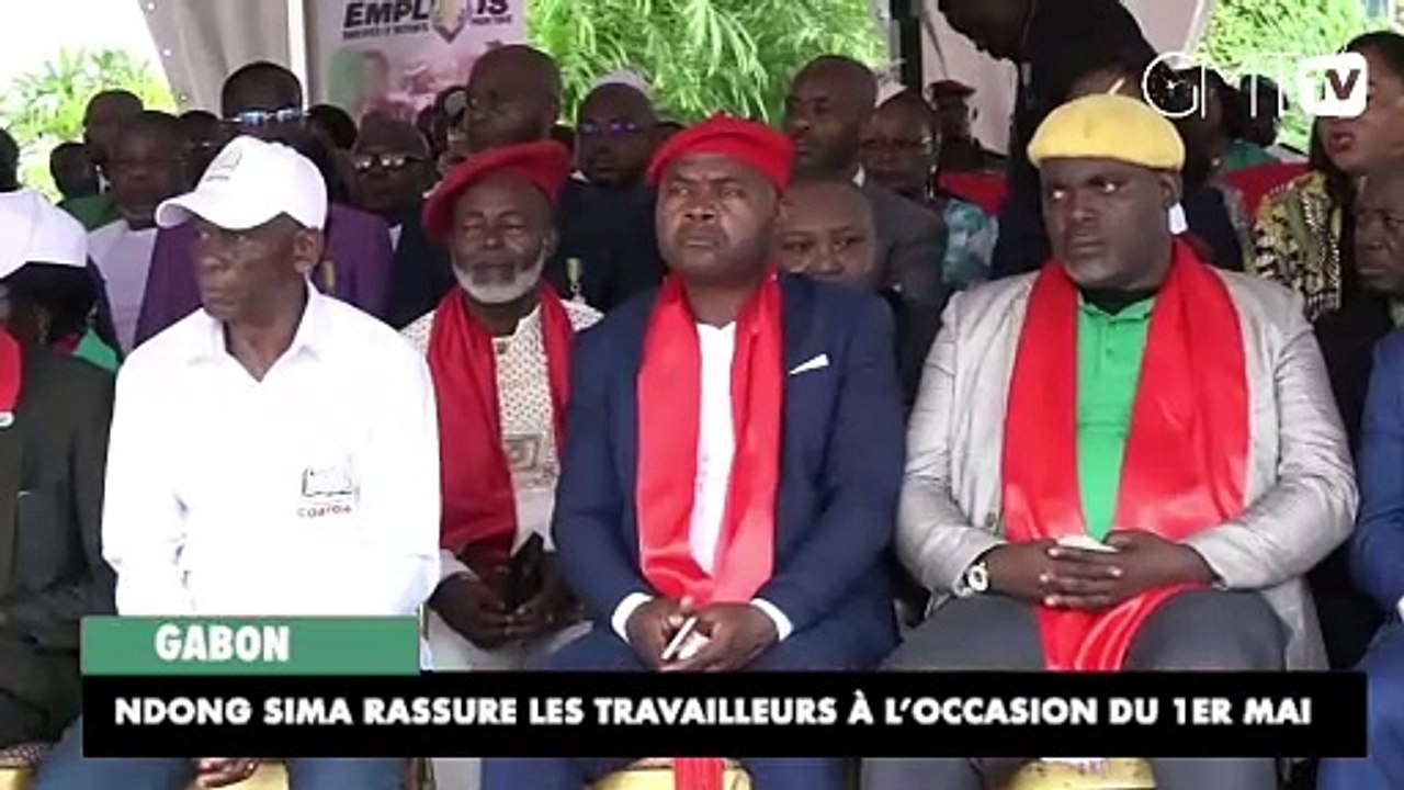 [#Reportage] Gabon : Ndong Sima rassure les travailleurs à l’occasion du 1er mai