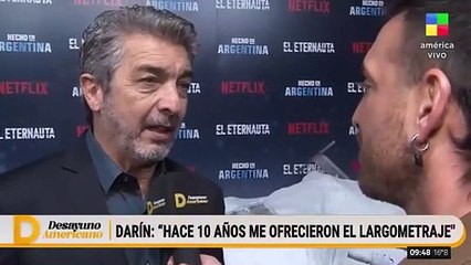 Ricardo Darín contó cómo llegó a protagonizar El Eternauta