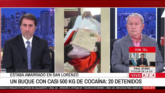 🔴 EL BARCO NARCO: CASI 500 KILOS DE COCAÍNA