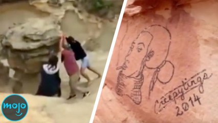 20 Tourist Attractions RUINED by Morons