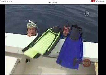 Zoboomafoo - Water Creatures - Underwater Scuba Diver Swimming in the Pool