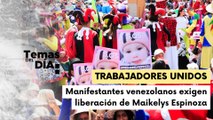 Venezolanos conmemoran el Día del Trabajador y la Trabajadora
