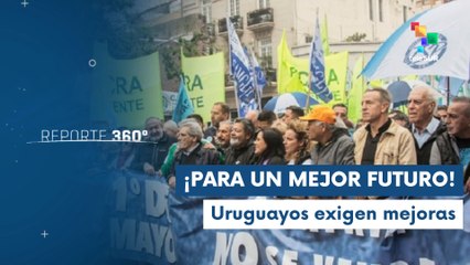 Uruguay marcha en celebración del Día Internacional del Trabajador