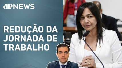 Eliziane Gama leva proposta do fim da escala 6x1 ao Senado; Vilela comenta