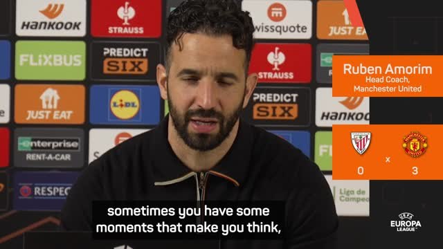 Amorim praises Man United duo in emphatic Athletic Club victory