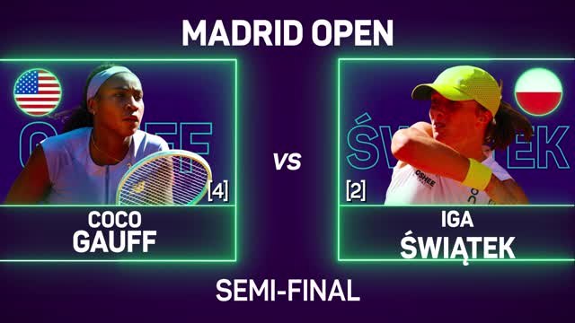 Gauff sweeps Swiatek aside to set up Sabalenka final in Madrid