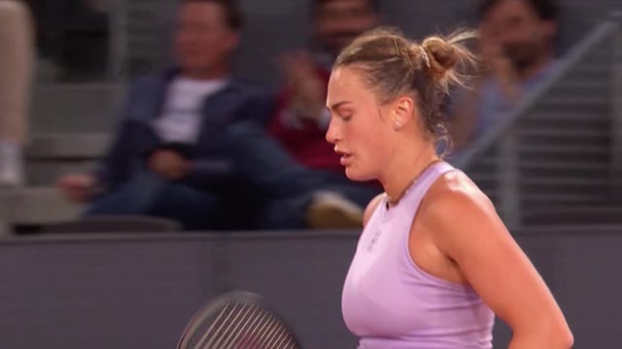 Sabalenka equals 24-year-old record to book Gauff showdown in Madrid