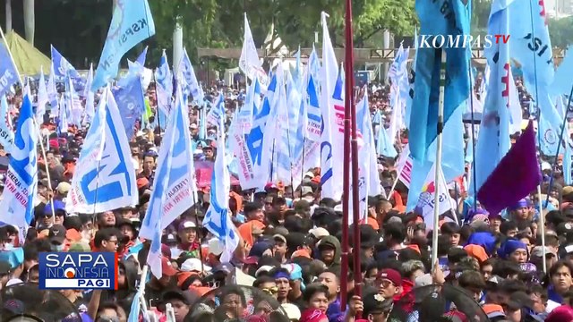Sederet Janji Prabowo Hadiri Hari Buruh di Monas: Bentuk Satgas PHK hingga Singgung Marsinah