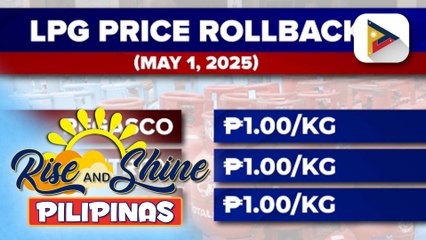 P1 na bawas-presyo sa LPG, ipinatupad kahapon