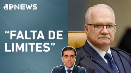 Edson Fachin defende regulamentação das redes sociais; Cristiano Vilela comenta