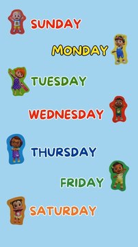 Learn Days of the Week | Monday to Sunday Song for Kids | Educational Video