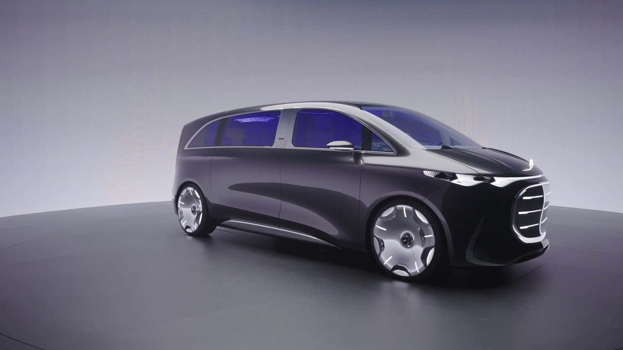 Der Mercedes-Benz Vision V - Aerodynamisches Exterieur-Design - niedrige Silhouette mit innovativer Ästhetik