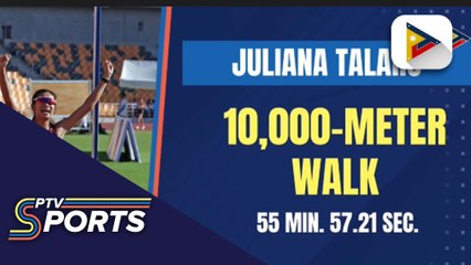 Juliana Talaro, nasungkit ang buena-manong ginto sa 2025 ICTSI Philippine Athletics Championships