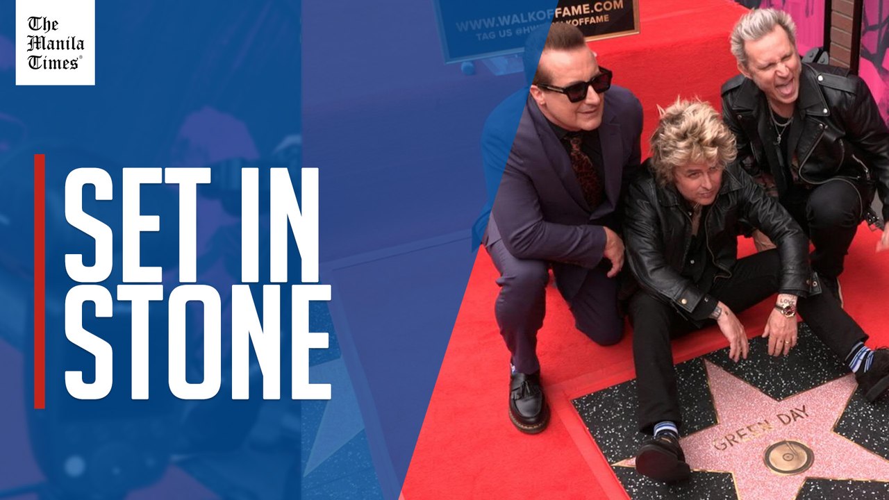 US punk rock band Green Day gets Hollywood Walk of Fame star