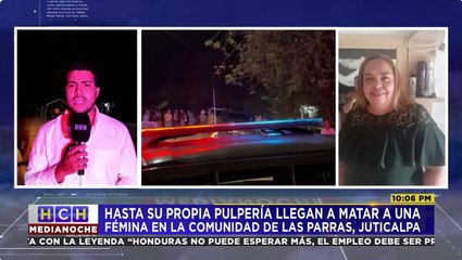 A su pulpería llegan a matar a una mujer en Juticalpa, Olancho