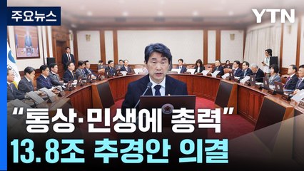 이주호 대행 "통상·민생·반도체 AI에 총력"...13.8조 추경안 의결 / YTN