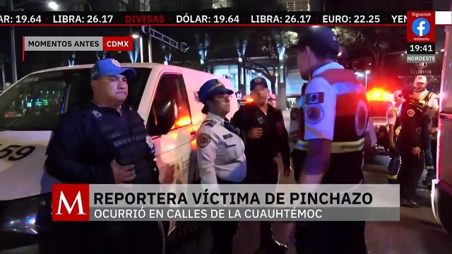 Reportera de Grupo Multimedios recibió un 'pinchazo' frente a la Alameda Central
