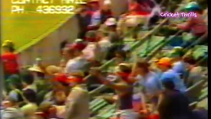Graeme Wood 100 off 305 Balls 375 Mins 3 Fours vs Pakistan 3rd Test at MCG First Innings in Dec 1981-1