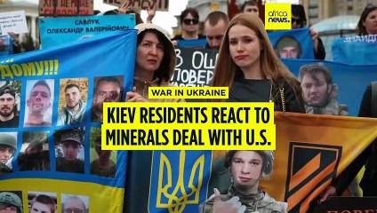Kyiv residents react after Ukraine and the US sign a mineral deal