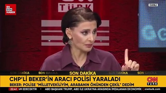 CHP’li Adnan Beker’in şoförü, aracı polis ekiplerinin üzerine sürdü