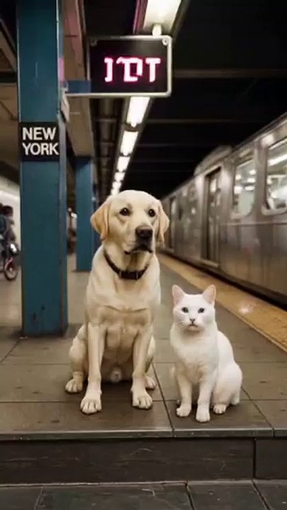 Waiting for the train