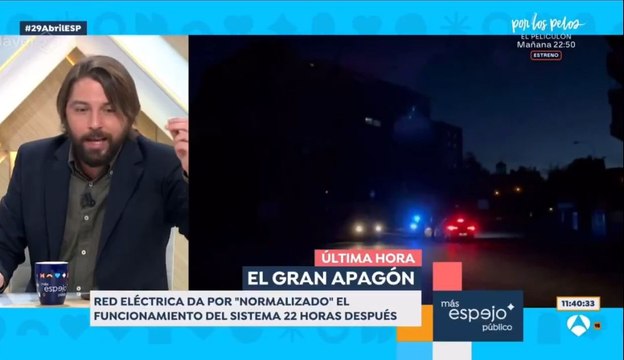 Soto Ivars alerta del peligro que entraña minimizar el gran apagón que vivió España