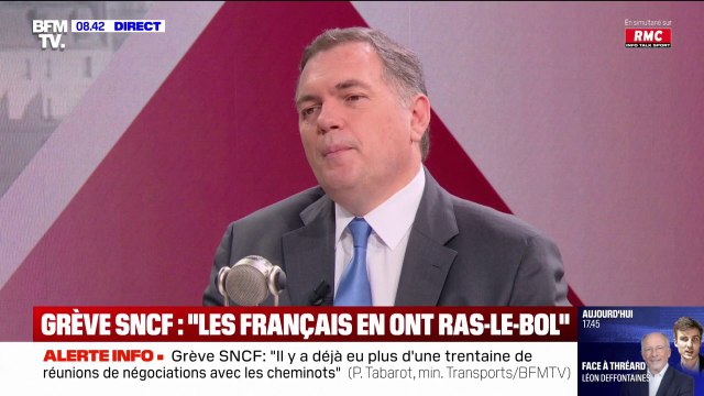 La concurrence ferroviaire n'est pas une menace pour la SNCF , estime Philippe Tabarot (ministre des Transports)