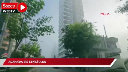Adana'da sis etkili oldu
